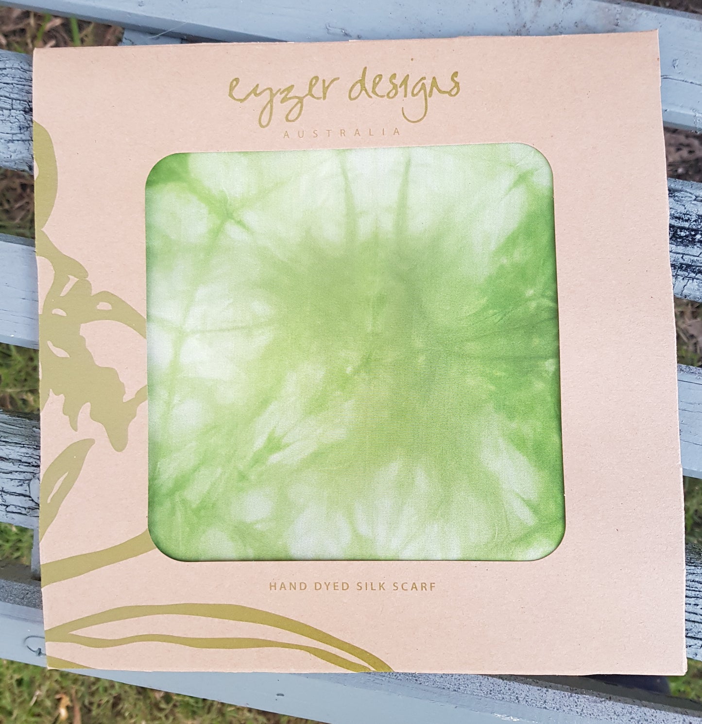 Gum Leaves - Silk Habotai Scarf