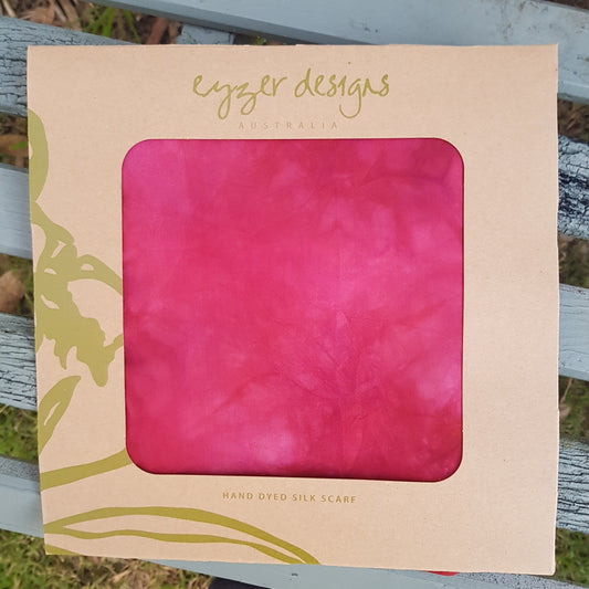 Waratah - Silk Habotai Scarf