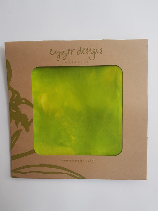 Granny Smith - Silk Habotai Scarf