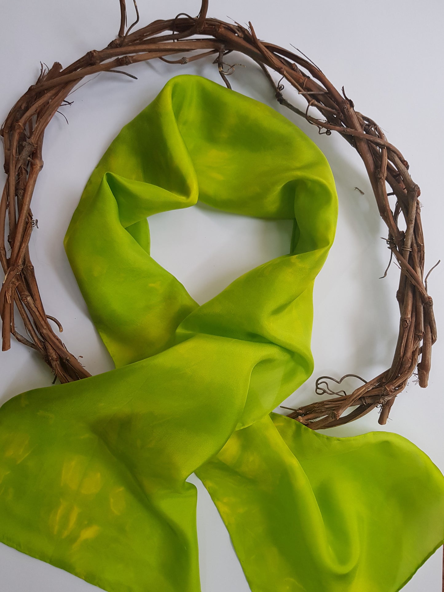 Granny Smith - Silk Habotai Scarf