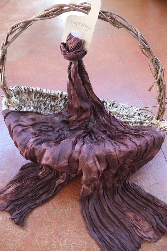 Bushfloor - Crinkle Silk Pongee Scarf
